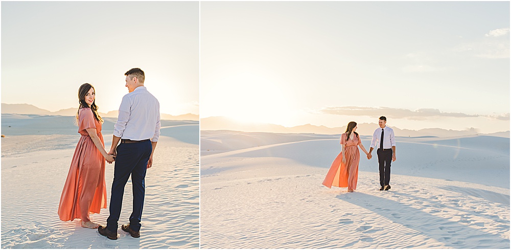 White Sands engagement pictures